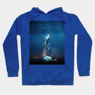 Blue whale Hoodie